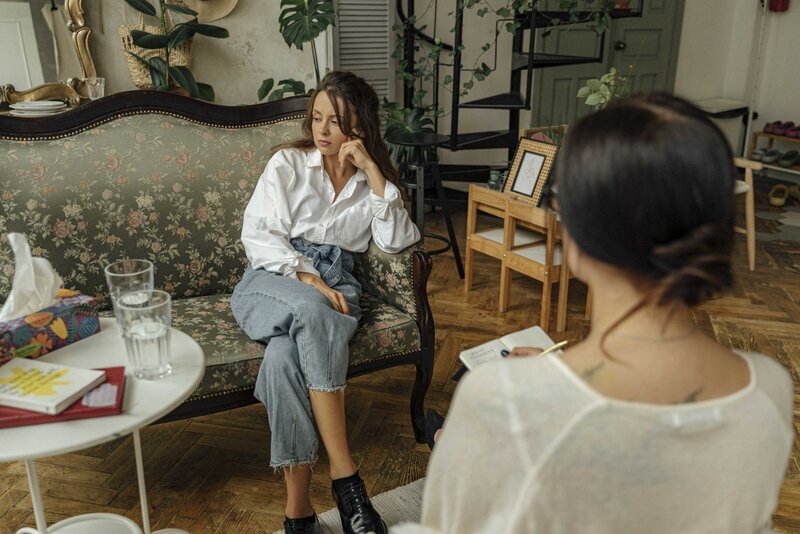 Woman in therapy