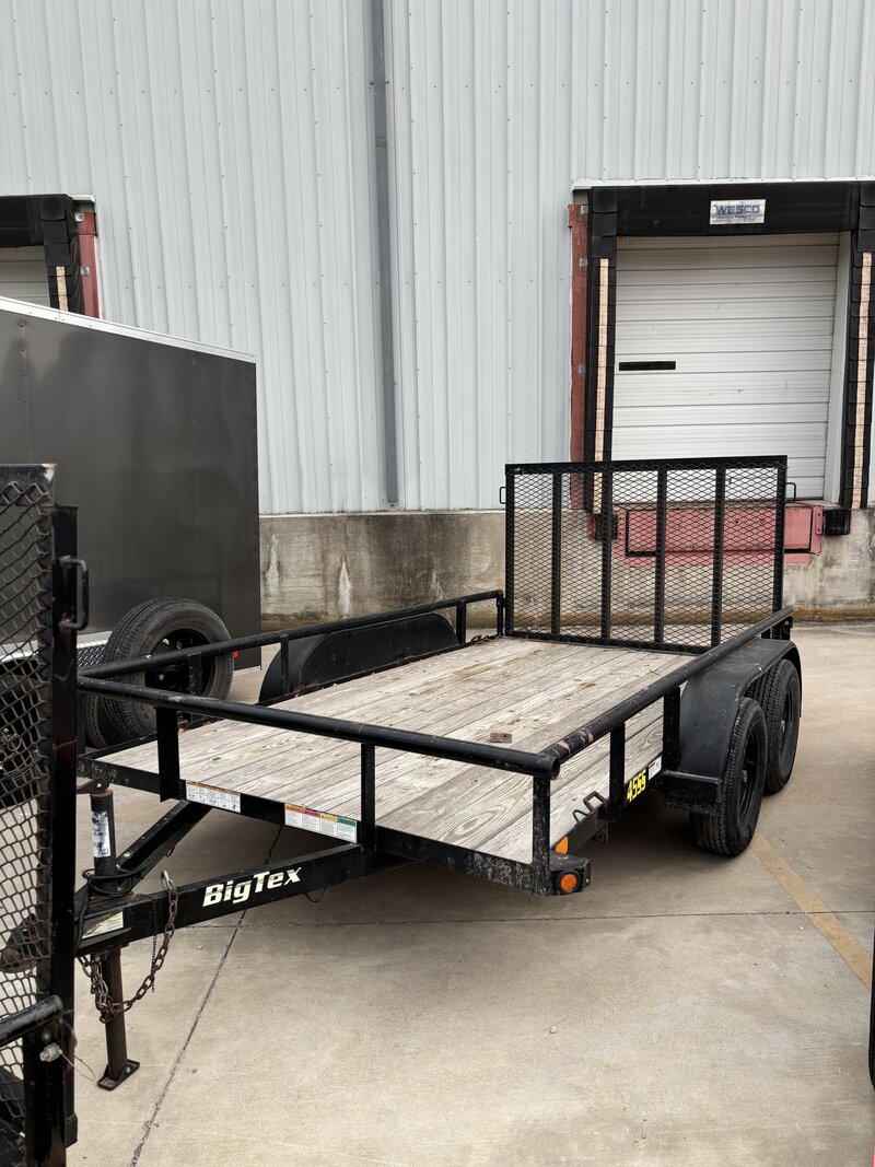 Black Utility Trailer 2