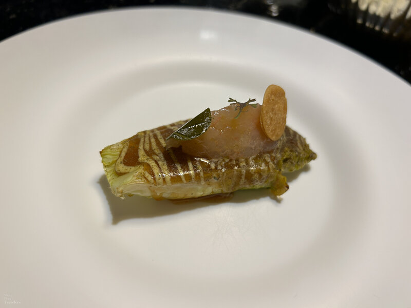 Fish main dish at Hosteria Ducale in Genoa, Italy