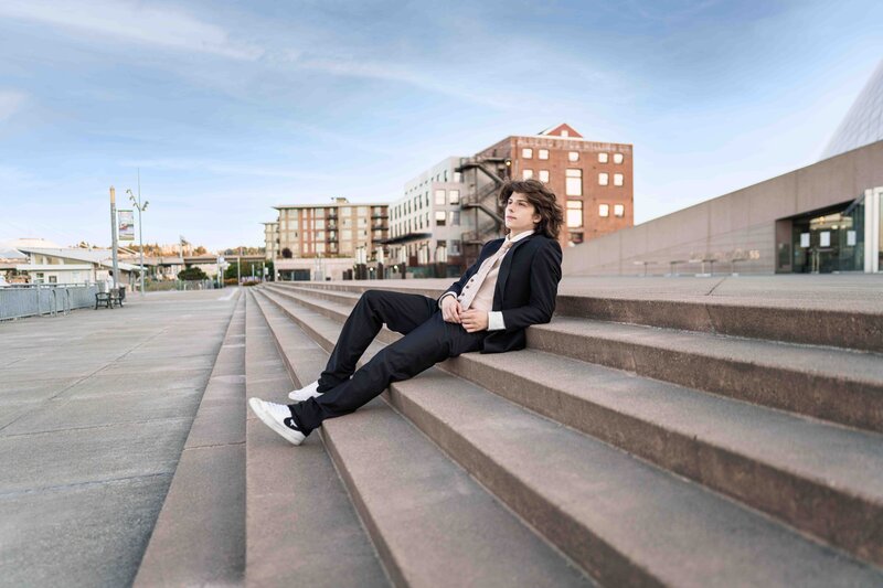 Tacoma Senior Photographer for Boys Men Male Senior Grad Photos Outdoor Lana Stewart Studios