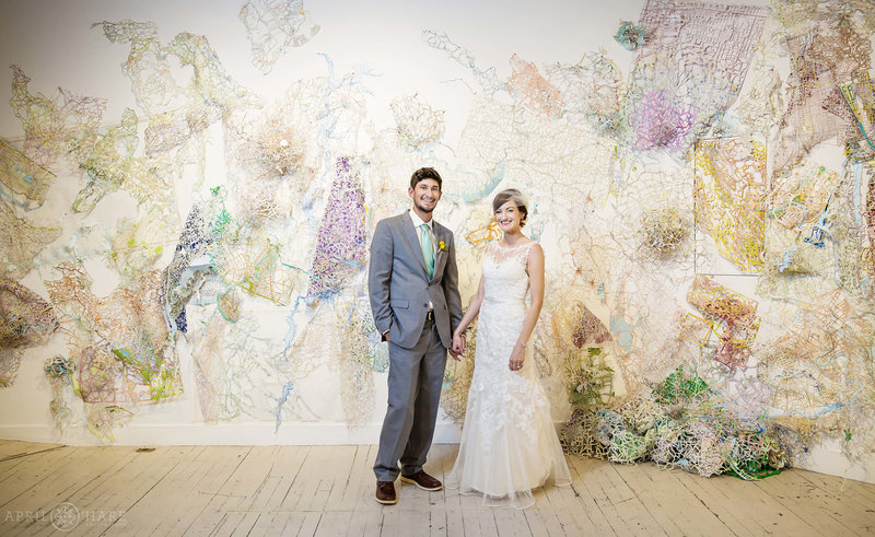 Boulder Museum of Contemporary Art provides unique environment for a wedding day