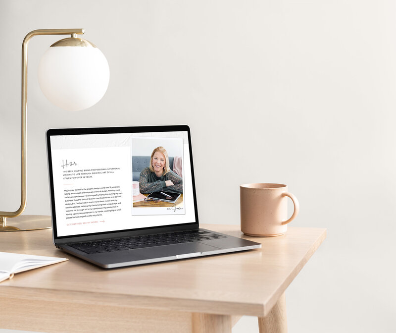 Laptop sitting on kitchen table with website for medical consultant