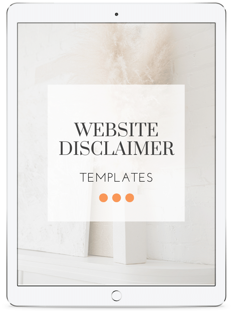website-disclaimer-templates