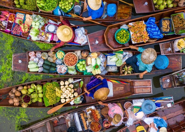 Thailand-floating-market
