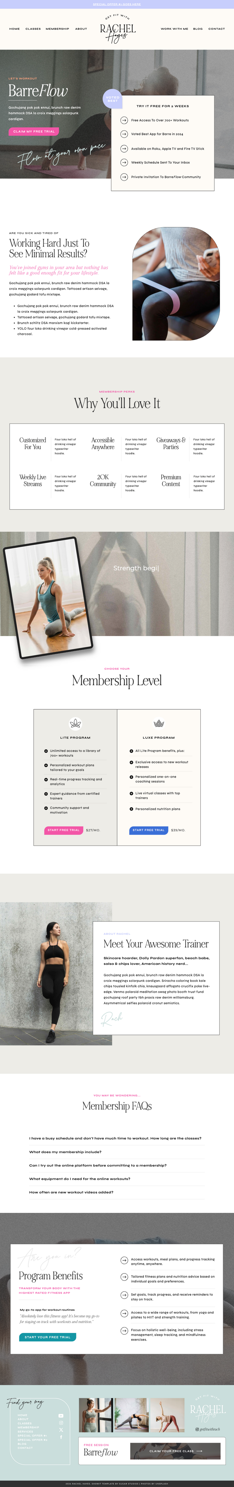 Share your client wins in a testimonials page