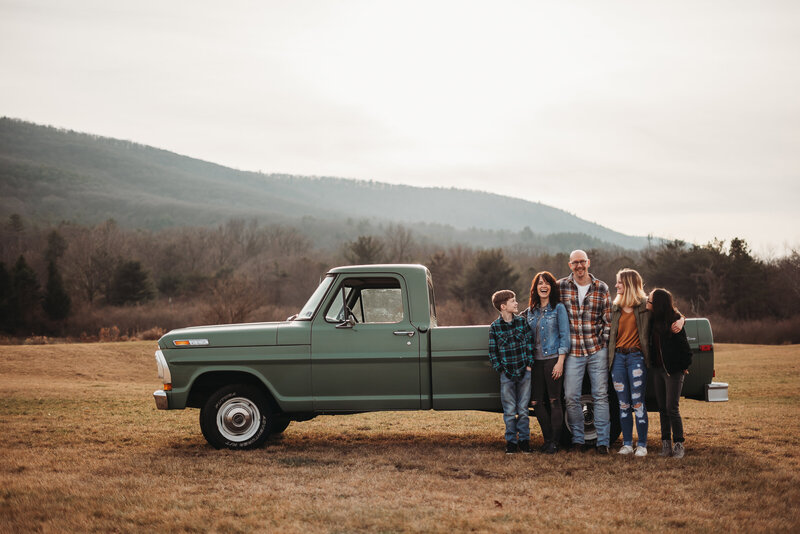 Family-at-Boalsburg-with-truck-13044