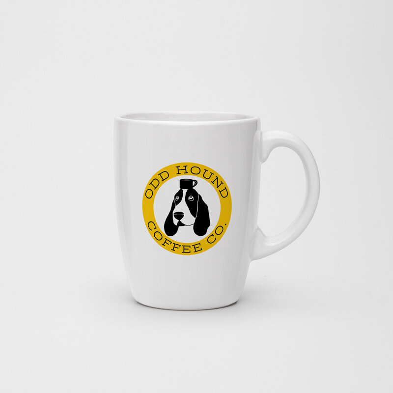 Odd Hound Coffee Co Logo on Classic Style Mug