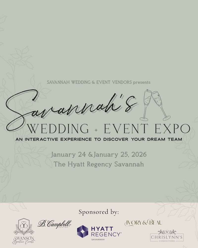 Savannah's best interactive wedding and event expo at The Hyatt Regency Savannah.