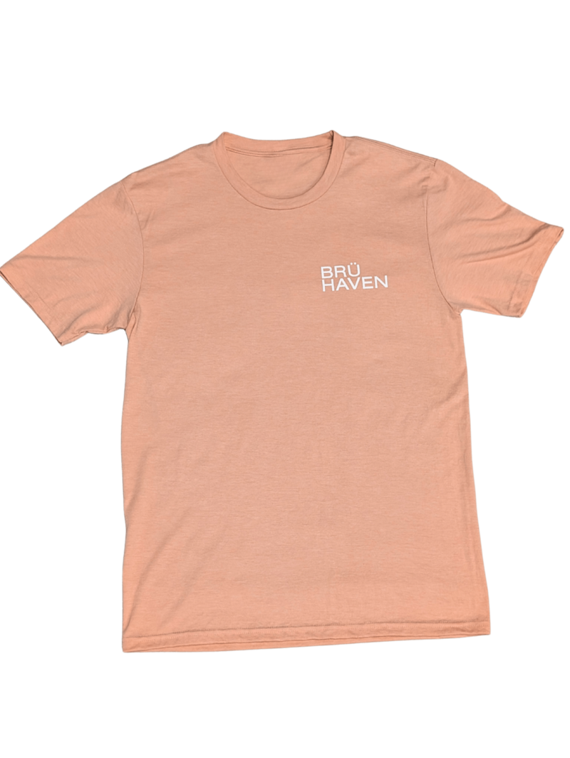 Salmon/White "Umlaut" Smiley T-Shirt