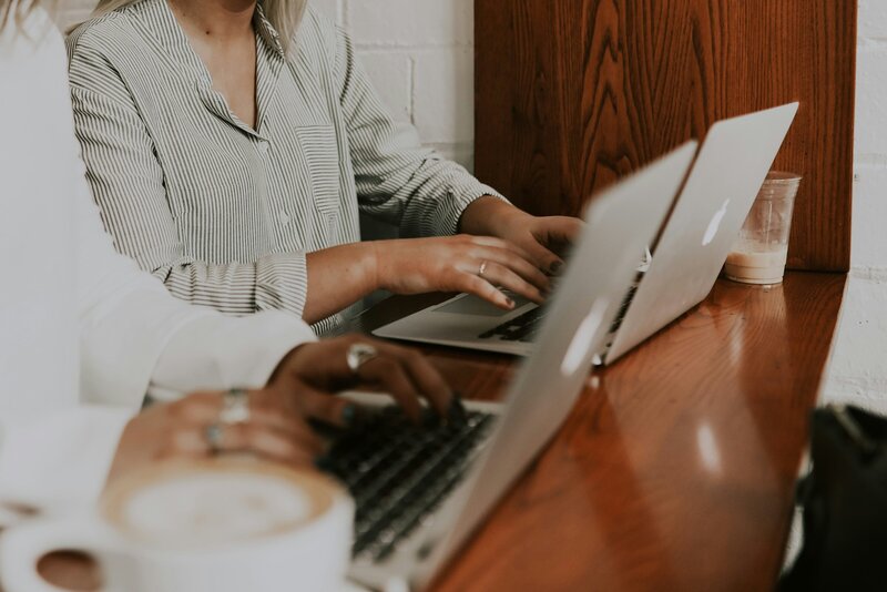 women working on computers