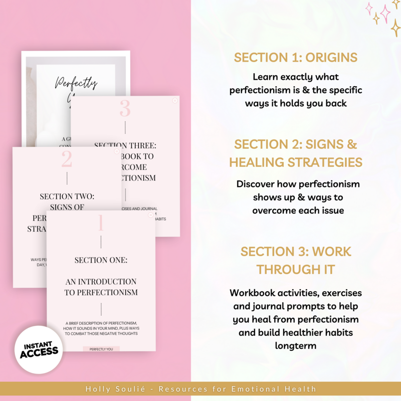 Perfectly You Workbook etsy listing 20235