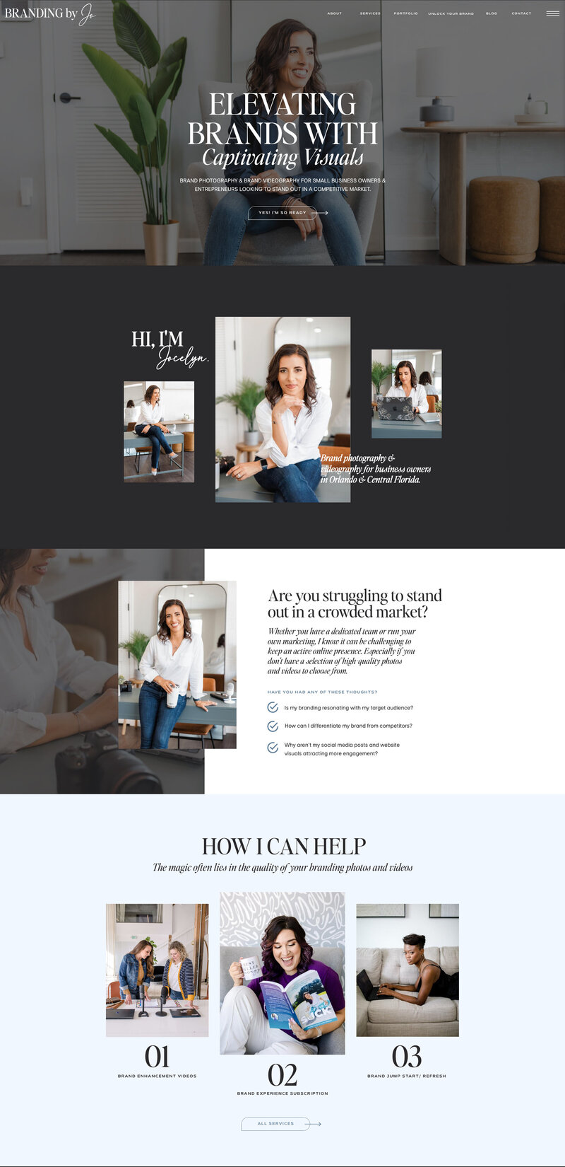 Branding by Jo Website After