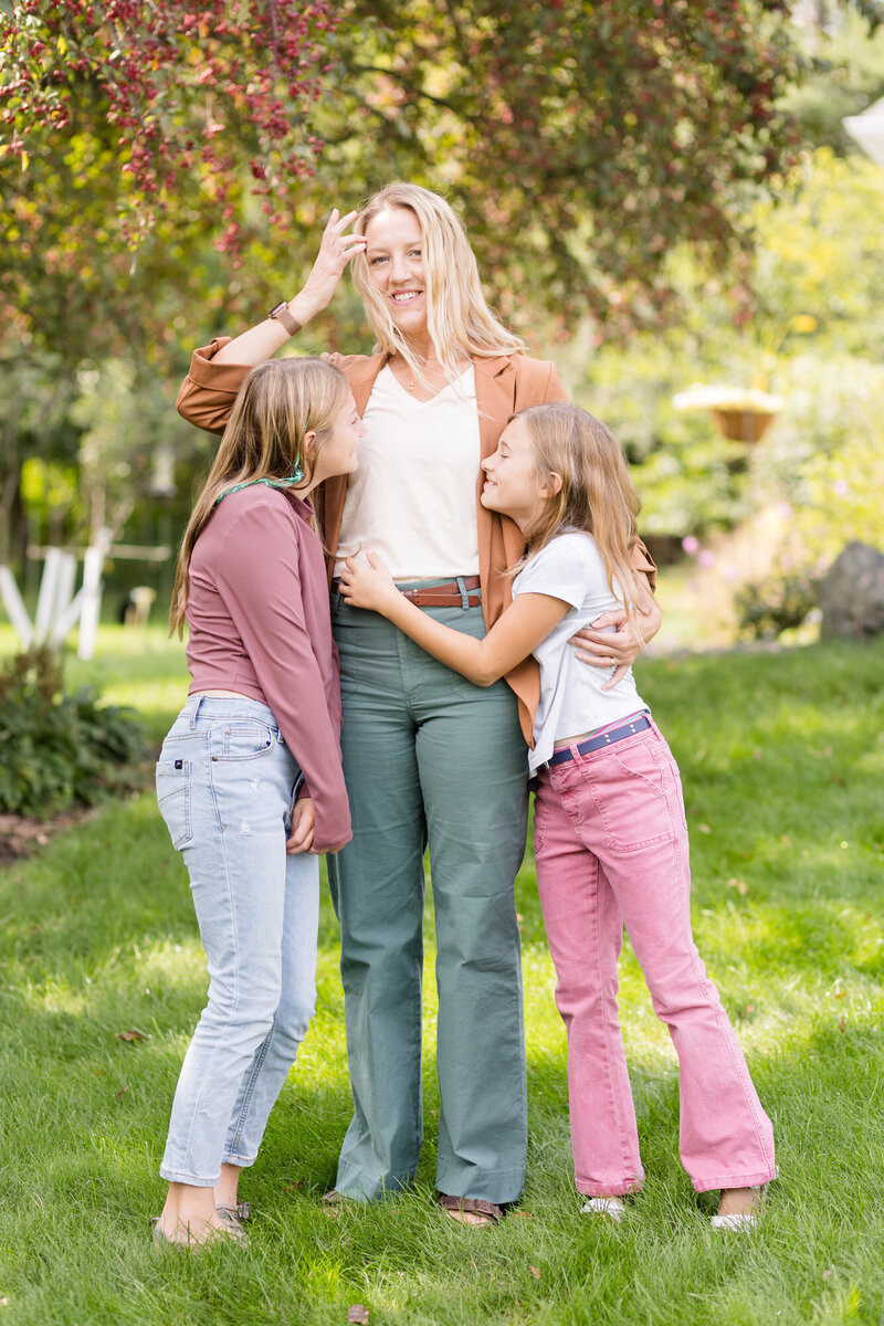 Parent coach Amy Fink with her kids
