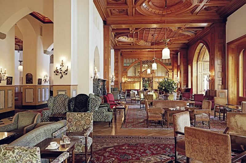Badrutt’s Palace Hotel Interior Lobby