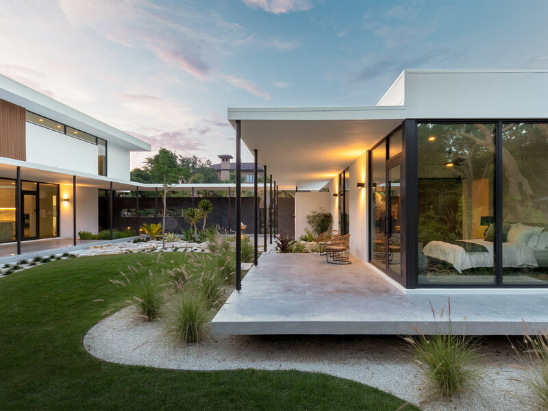 Sweet Sparkman Architecture Seathru House Landscape 2