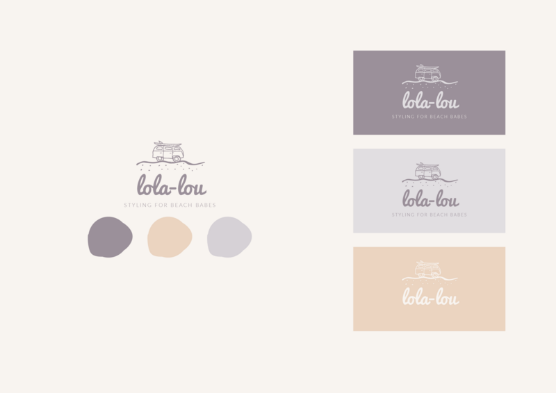 LolaLou_Logo's met kleurenpalet
