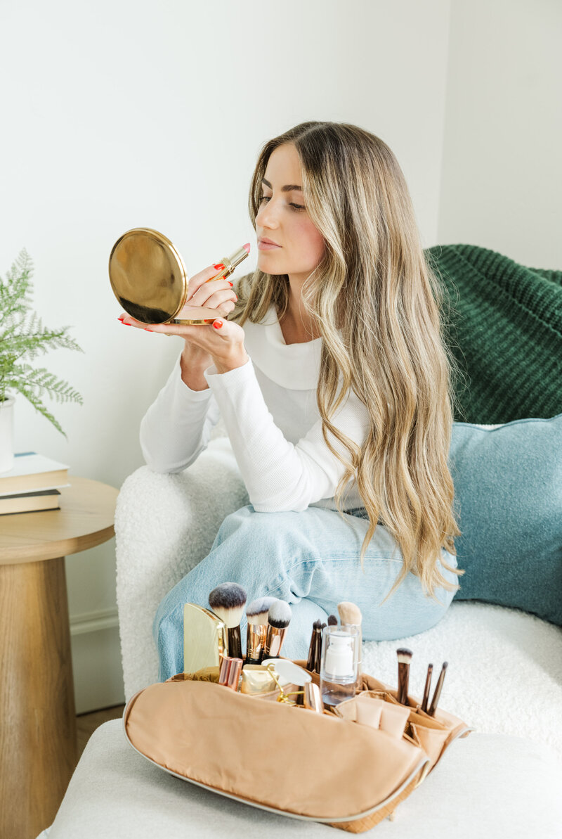 makeup bag brand photoshoot | product photographer | Brand photographer