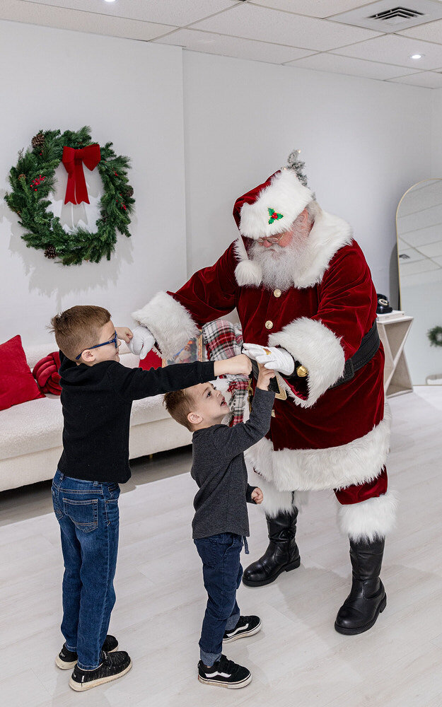 Santa studio photos in St Augustine FL