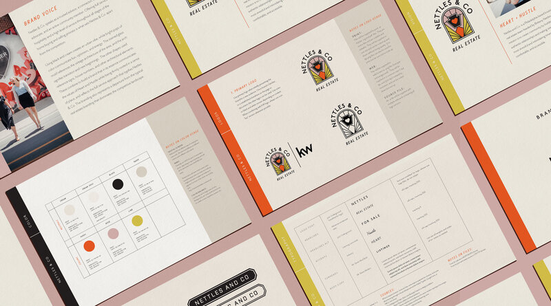 Style guide mockup example all copy