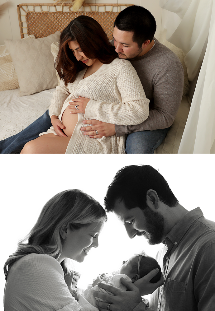 Fort Worth Maternity Studio Silhouette Photo