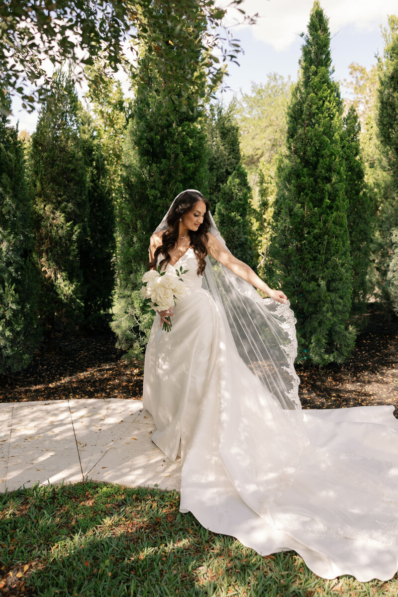 Bridal Portraits at La Casa Toscana wedding in Fort Myers