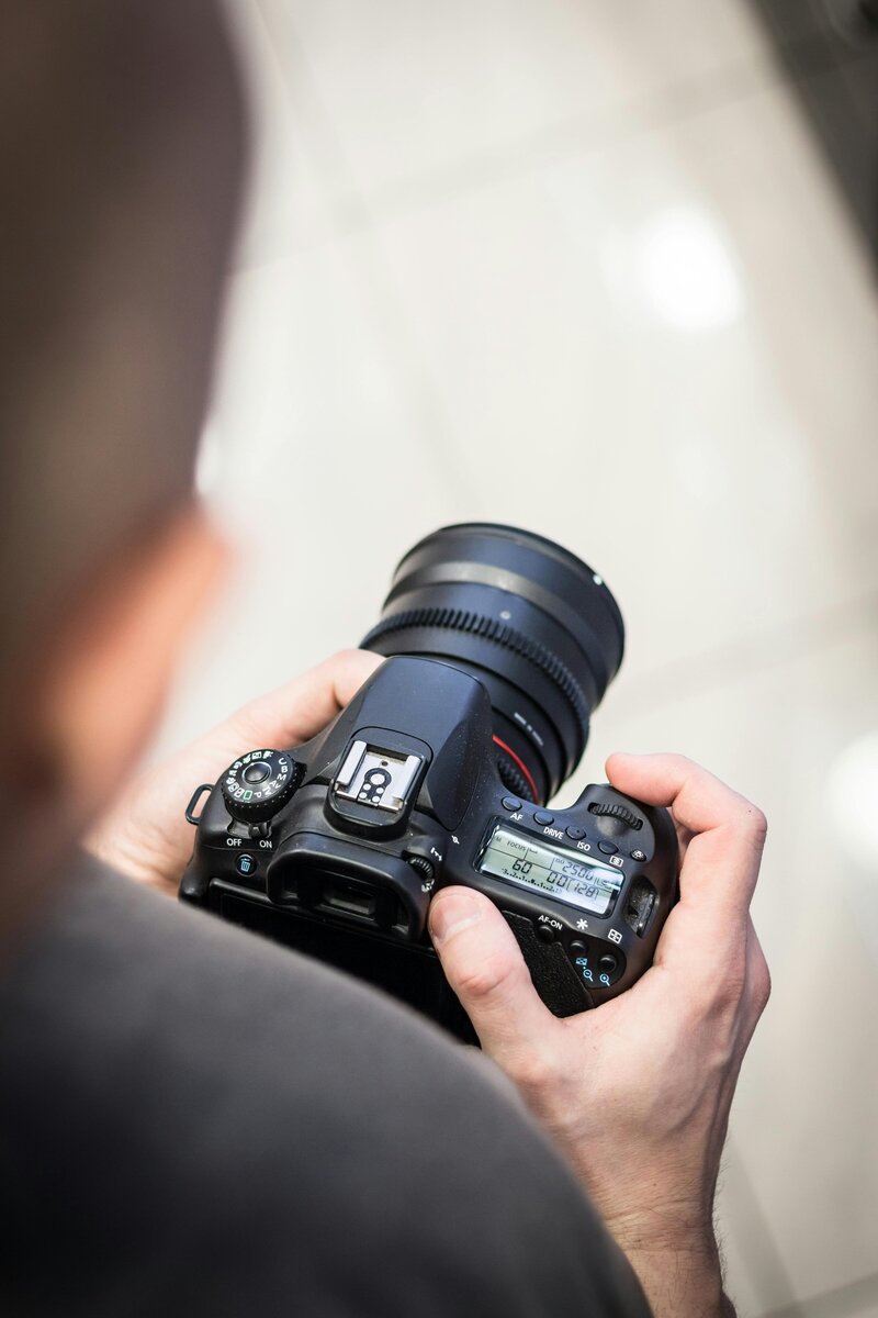 photo d'un photographe en action