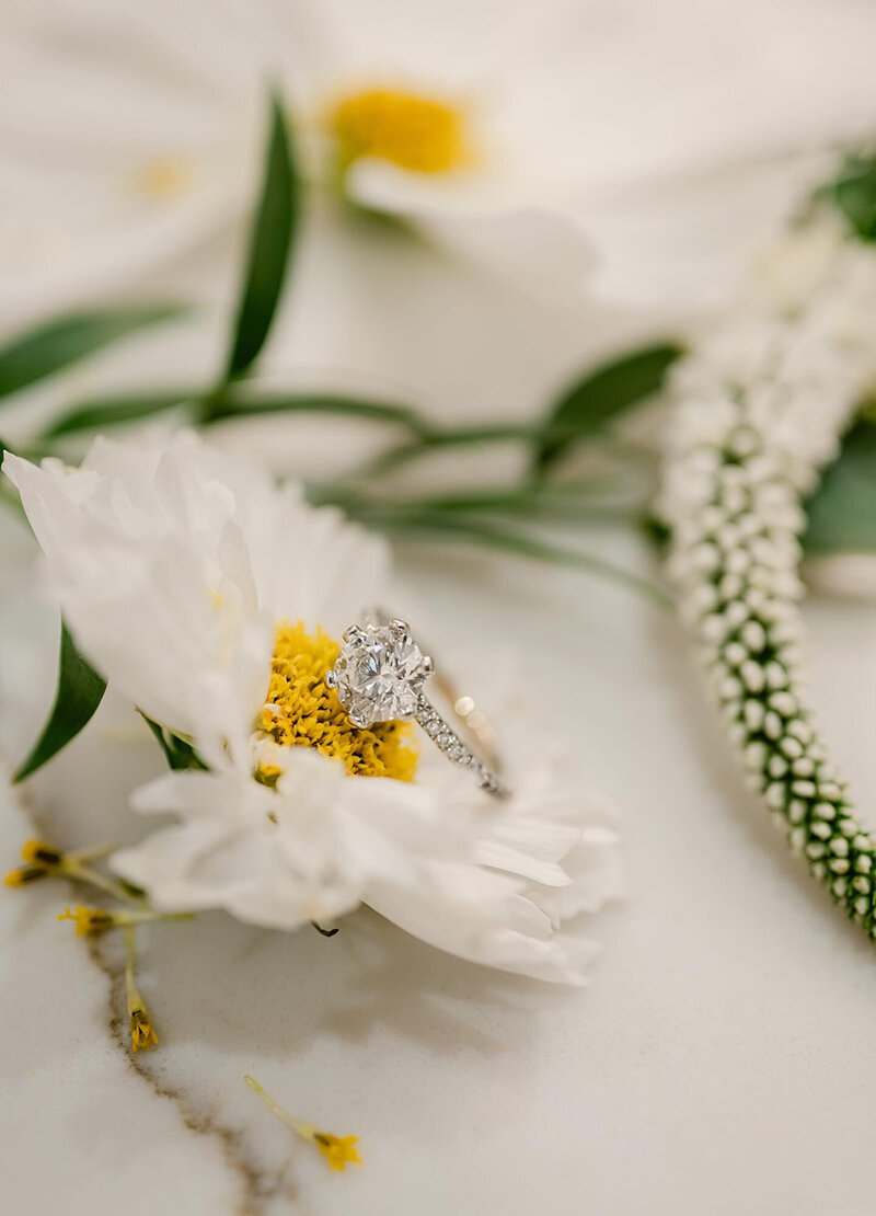 ring and flowers