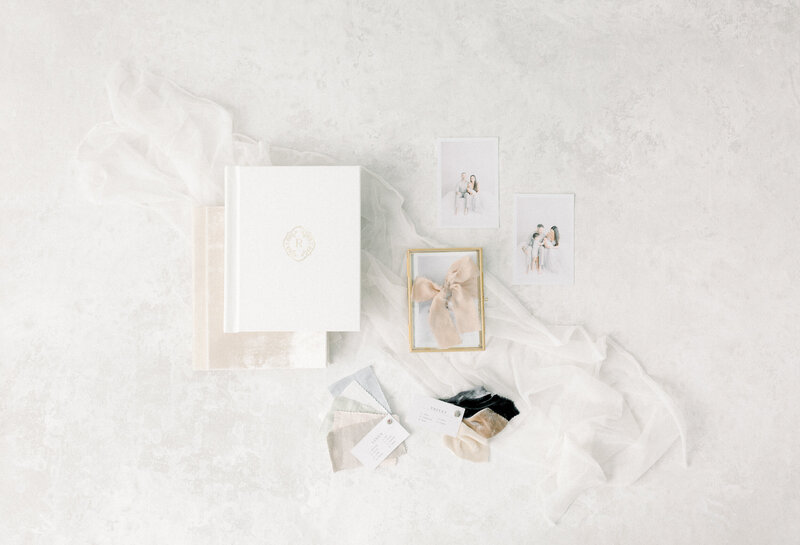 Heirloom album image by a Las Vegas Maternity and Newborn Photographer