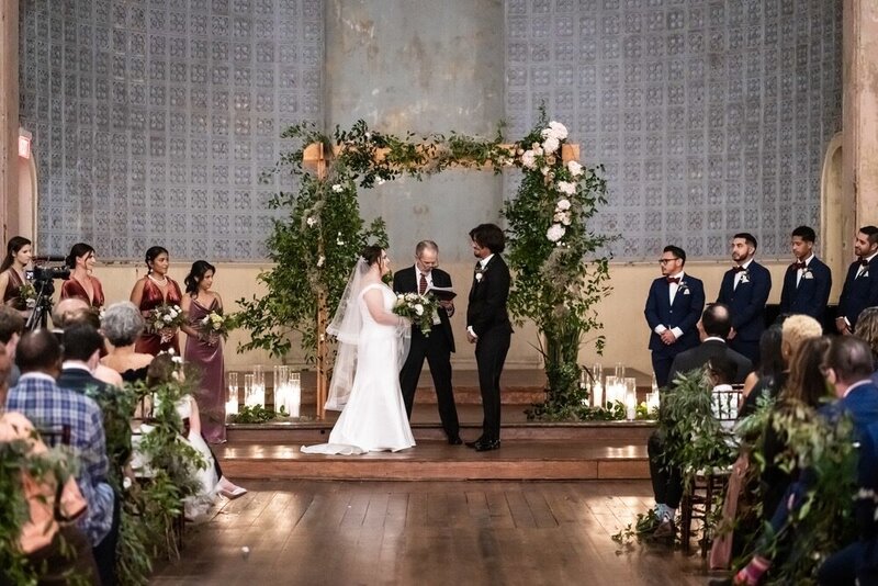 Wedding ceremony at Hotel Peter and Paul