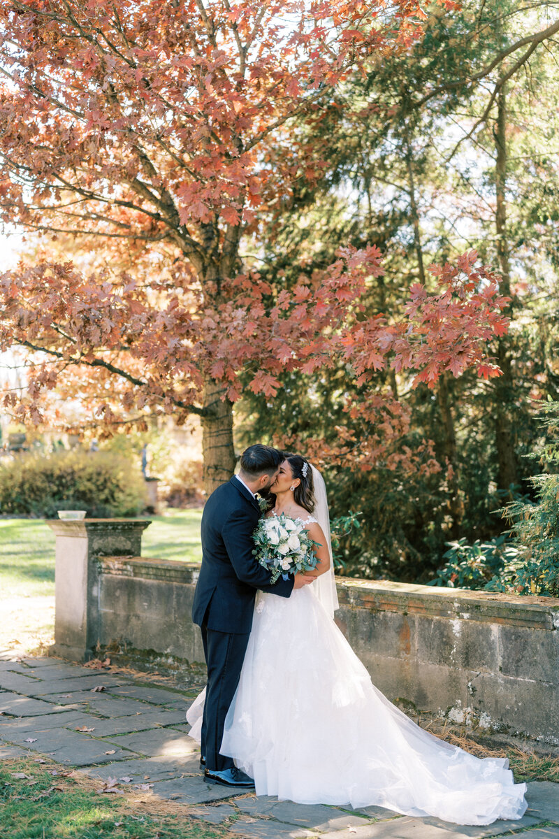 Fall Wedding at Stan Hywett Gardens -21