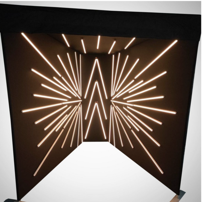 Premium Vogue Led Wall Tunnel, perfect for corporate Events or private parties, with a Photo Booth Setup