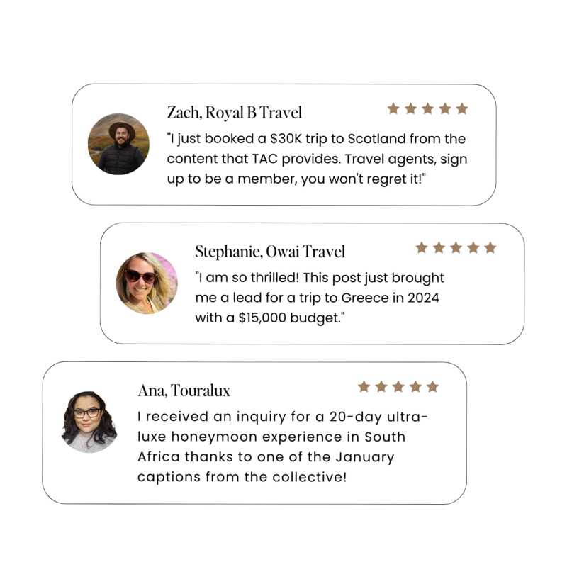 travel agent collective reviews