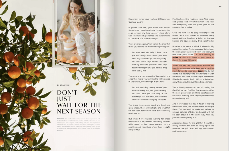 Don't Just Wait for the Next Season
