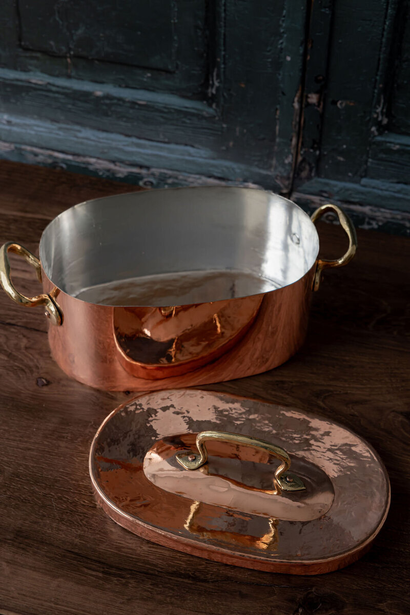 French Daubiere with Brass handles
