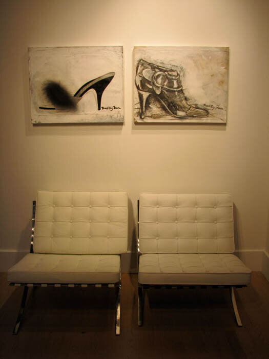 Brent Ray Fraser Shoe Artwork Installed 2008
