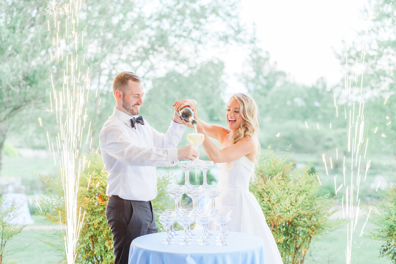 luxury blue and white wedding by maryland photographer chesapeake charm photography