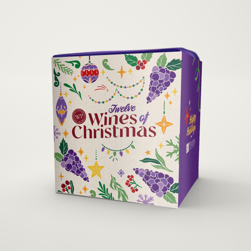 Wine Advent Calendar Graphic Design