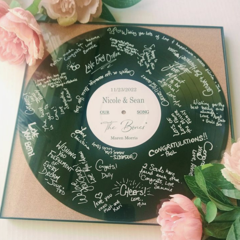 A record Guest book for a wedding