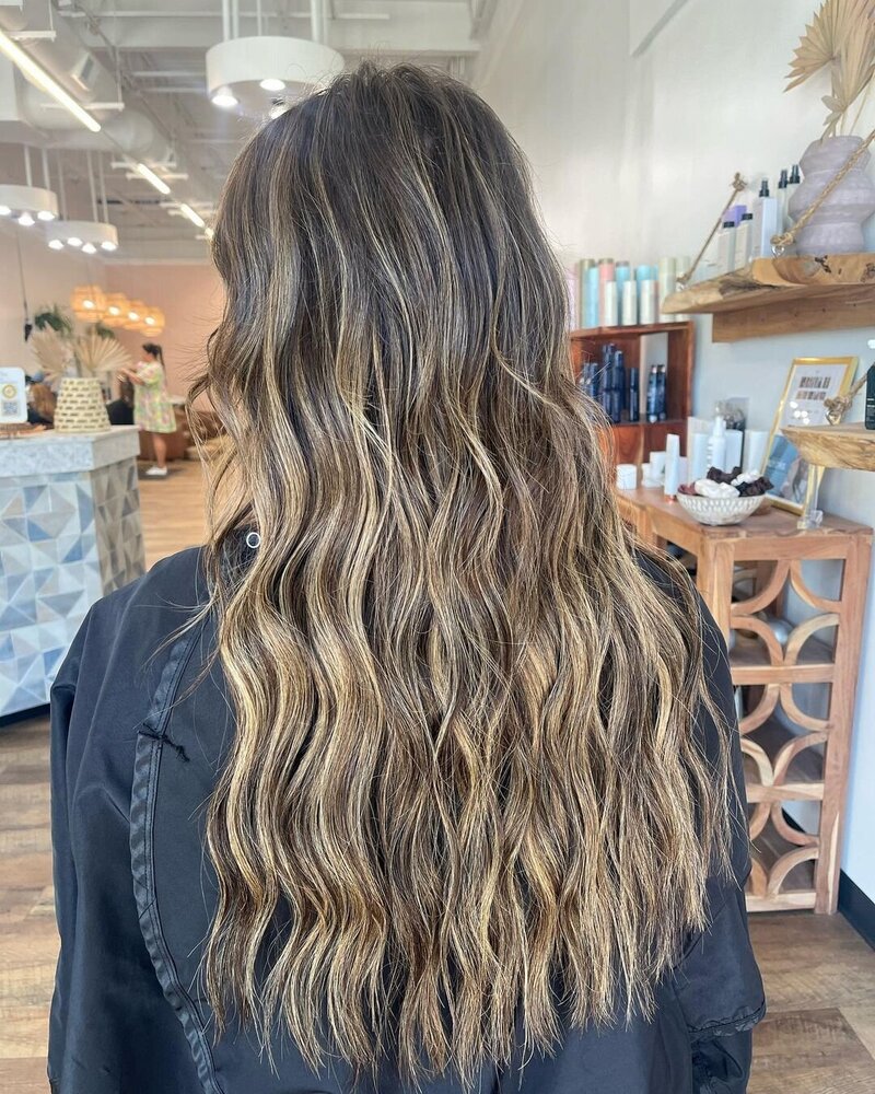 Hand Tied Extensions at Salt Hair Collective - East Beach Norfolk Virginia Hair Salon - 17