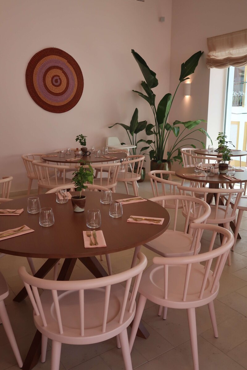 Interior restaurant Ennci Carvoeiro