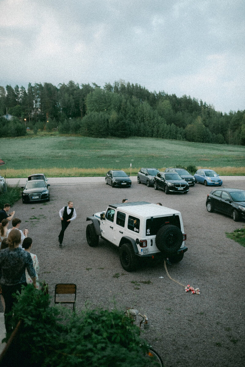 Wedding photo of an Intimate  wedding reception  in Porvoo by photographer Hannika Gabrielsson