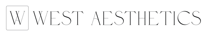 linear logo design for West Aesthetics
