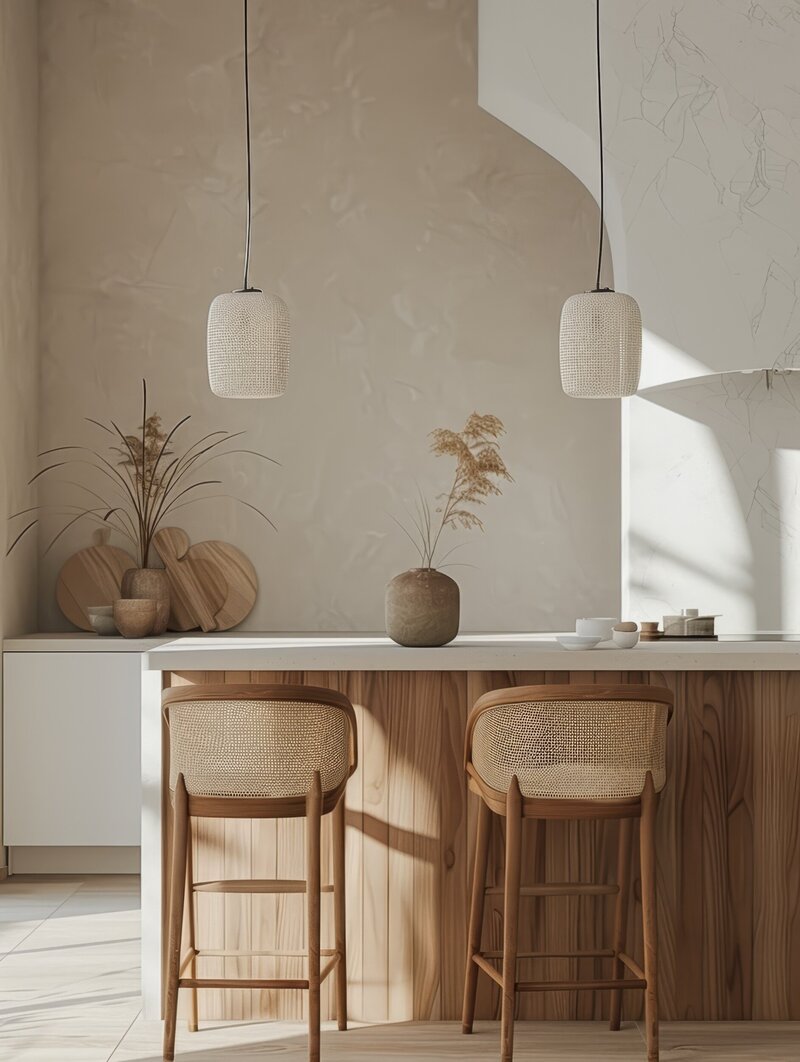 kitchen-with-table-chairs-lamp-that-says-word-it