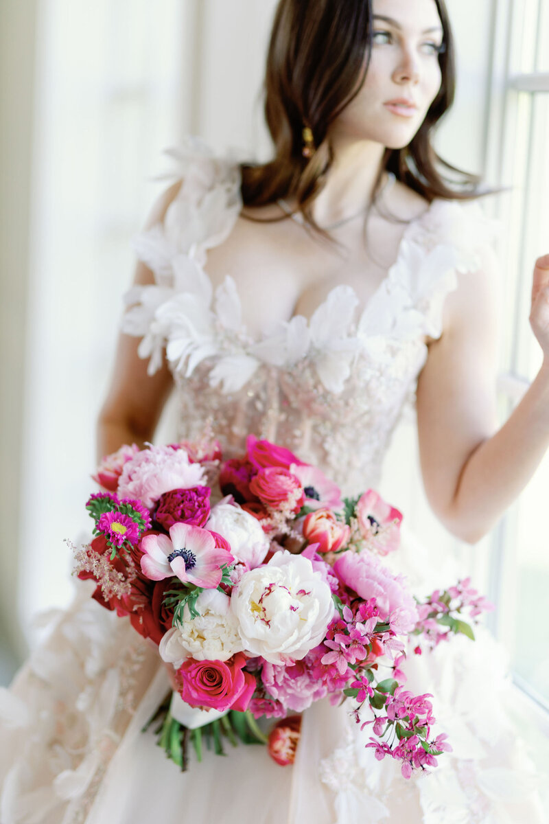 Bridal Portrait in black and white