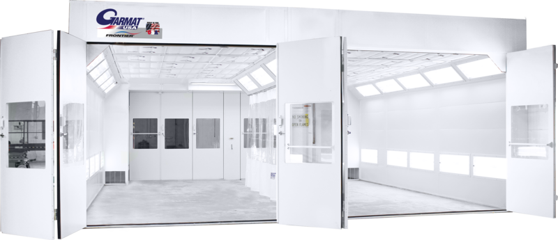 Dual-Bay spray booth