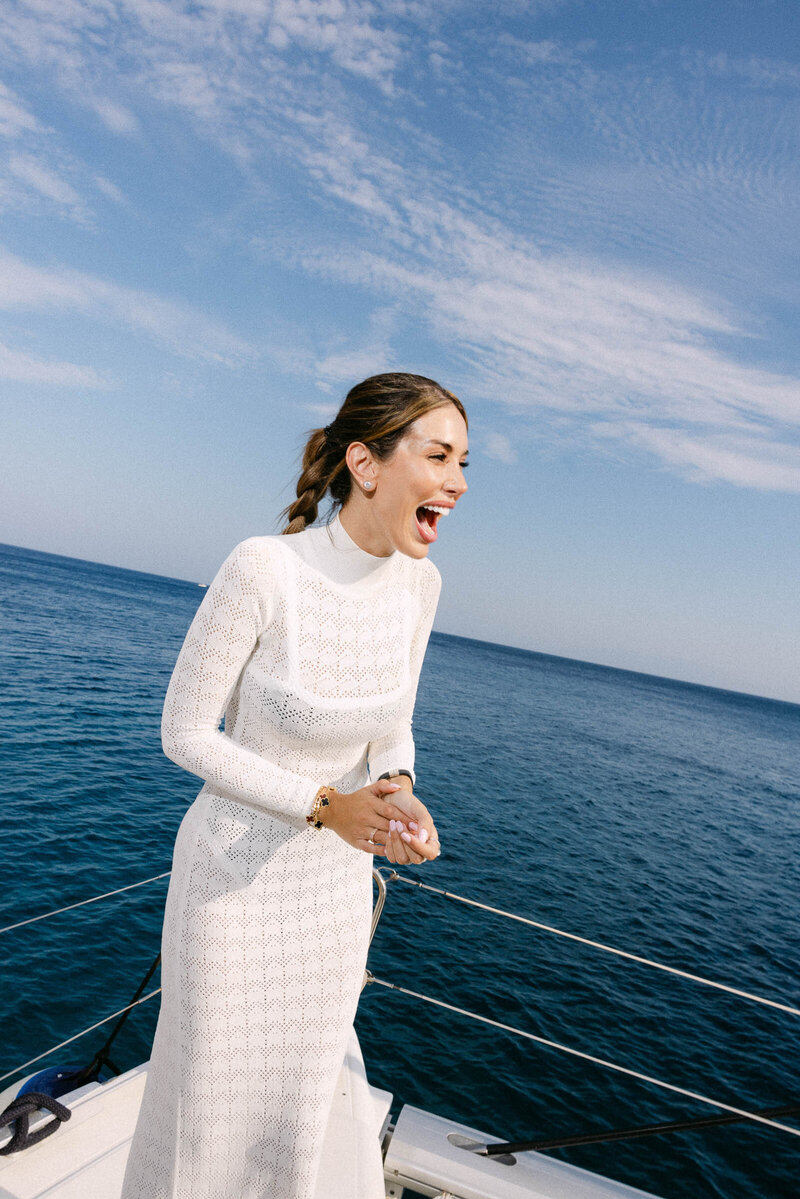 pre wedding day boat mykonos greece 23