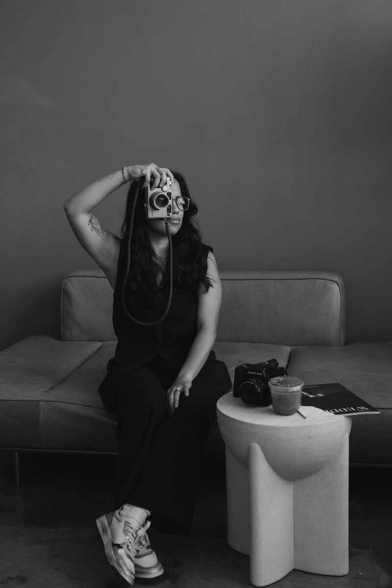 portrait of a Denver micro wedding photographer