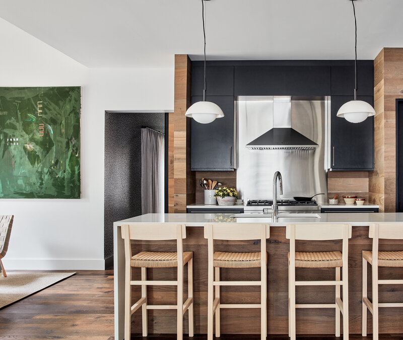 Boston kitchen designer crafts a warm kitchen in a new Vermont home, with a New England design team bringing comfort and style to modern living.