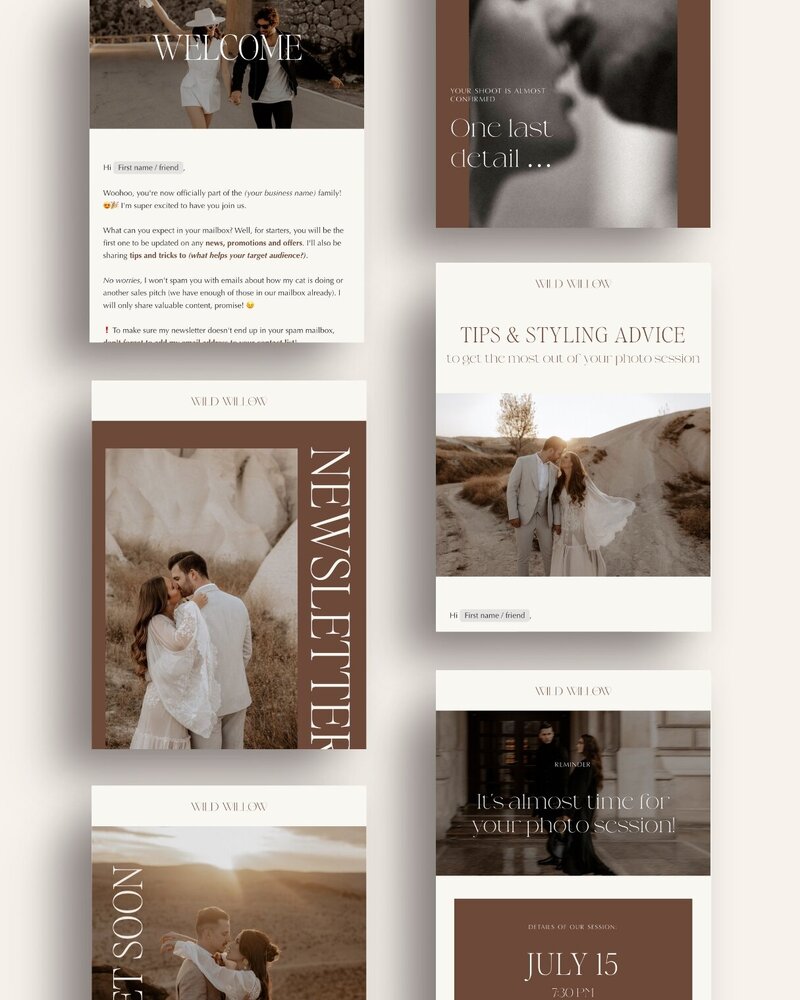 Luxury Flodesk templates for photographers 8