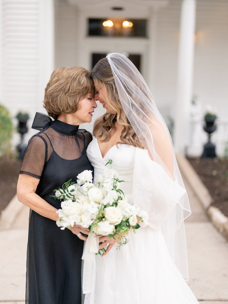 Family portraits during wedding day at The Allan House